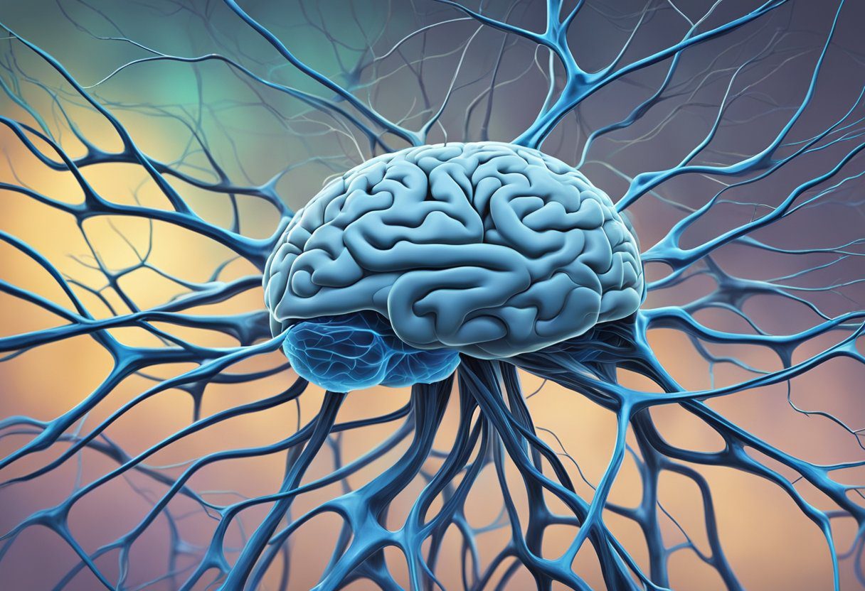 image-163 - Preventive Medicine Daily A brain with interconnected neurons, forming strong connections. Flashcards and repetition aid in memory retention