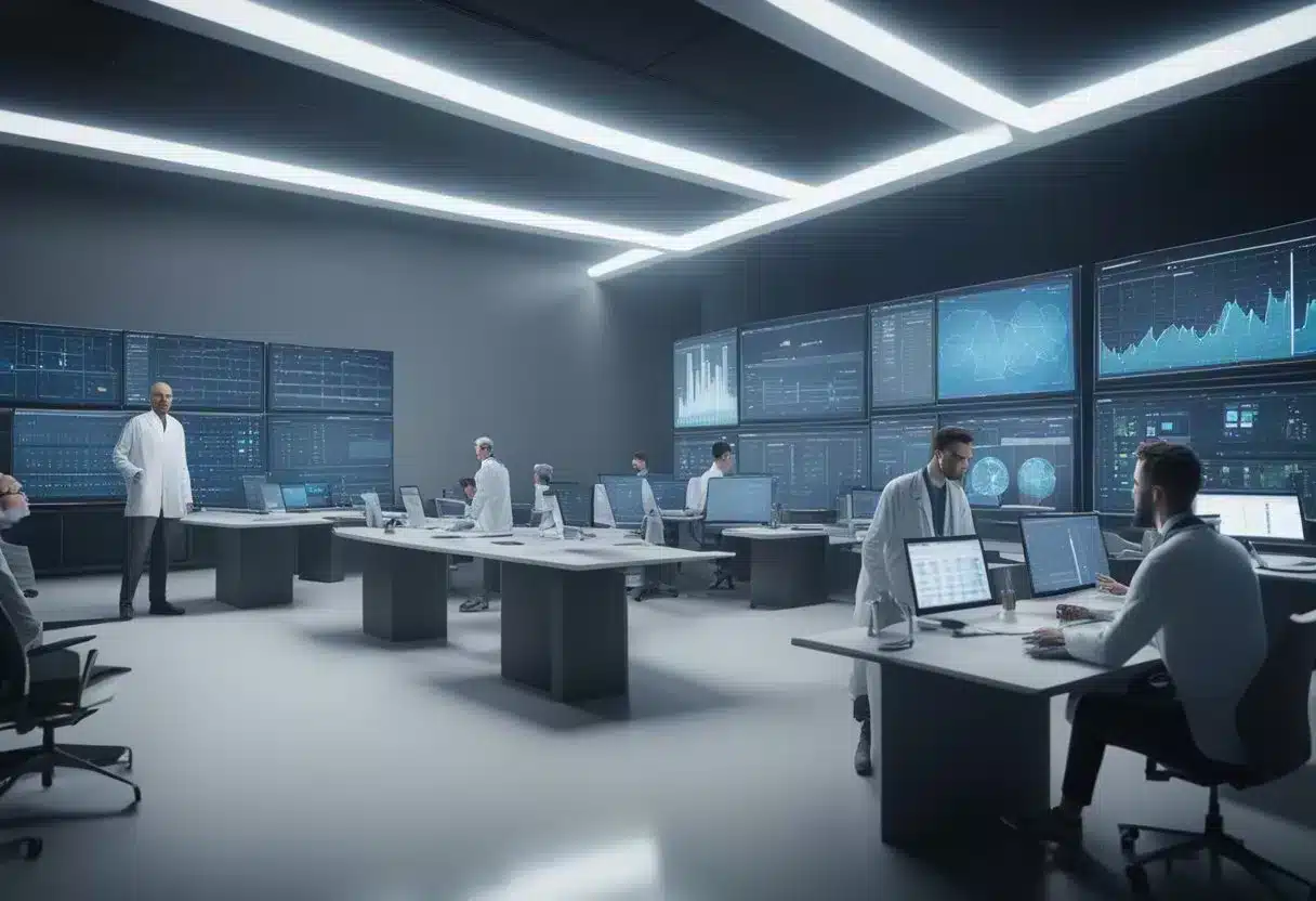 image-146 - Preventive Medicine Daily Scientists analyzing genetic data, public debates, and medical breakthroughs on a global scale