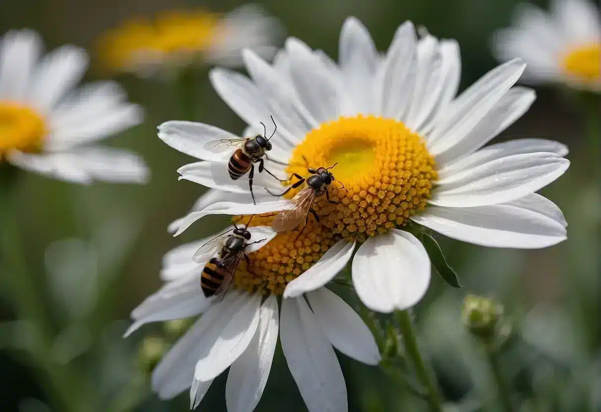 Two flowers of different sizes=