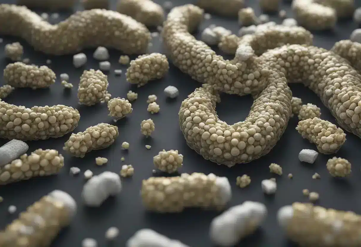 A damaged intestinal lining with permeable membranes. Inflammation, bloating, and food sensitivities. Diagnosed through lab tests and symptoms assessment