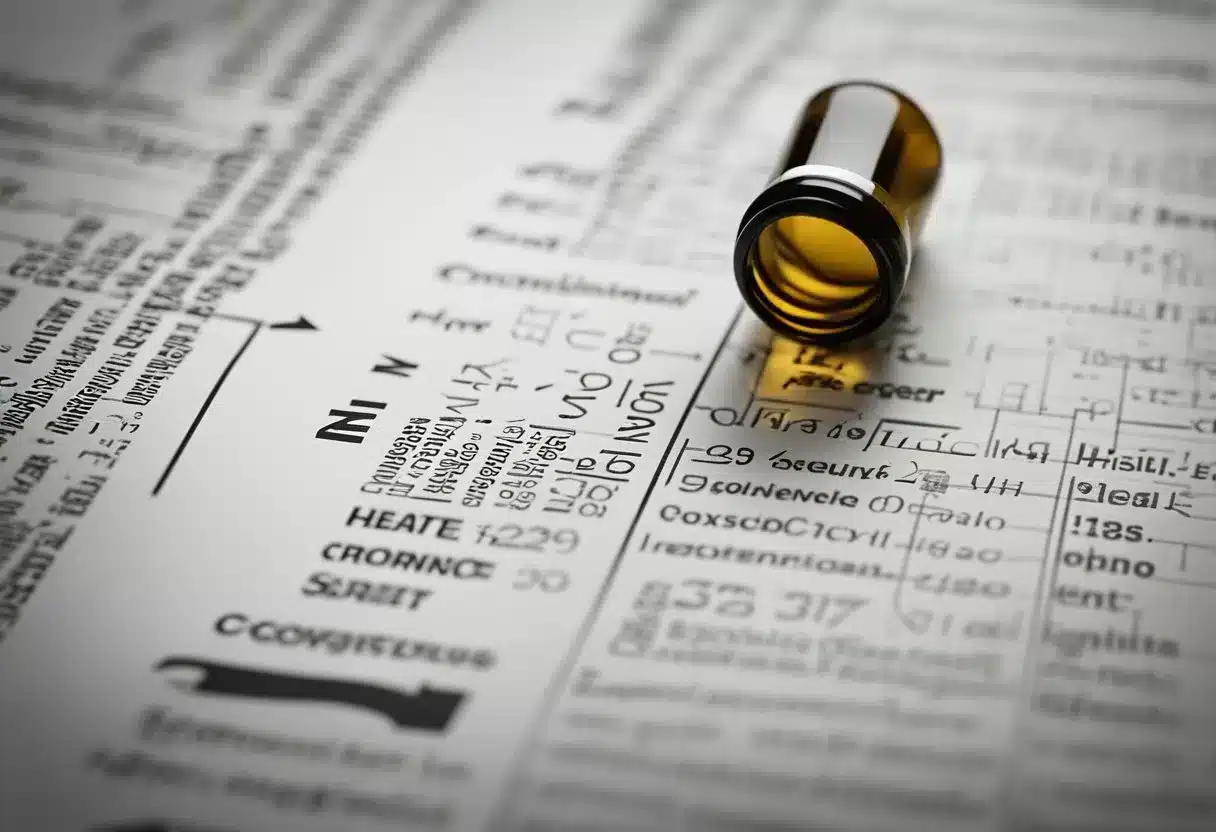 A bottle of N-acetyl cysteine sits next to a list of chronic diseases and conditions, with arrows pointing from the bottle to the list, symbolizing the potential benefits of N-acetyl cysteine on these health issues