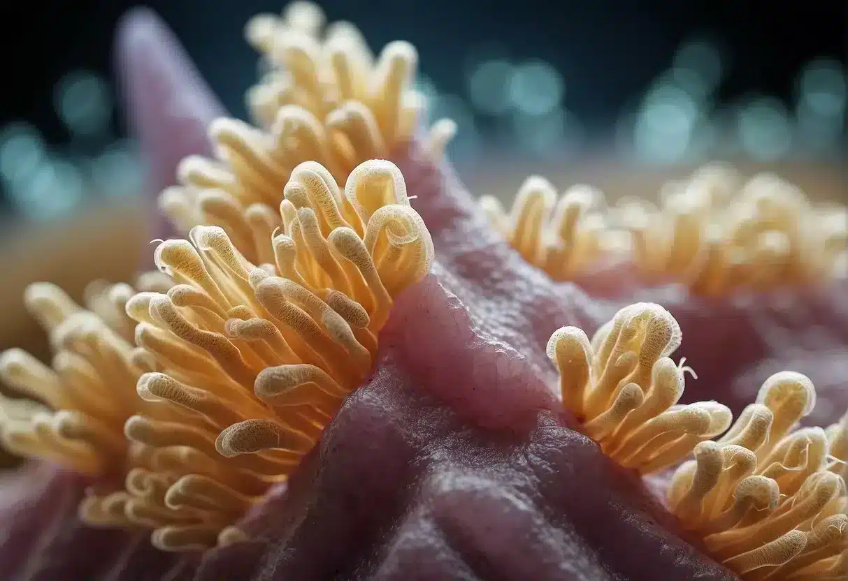 A group of probiotic bacteria colonizing a tooth surface