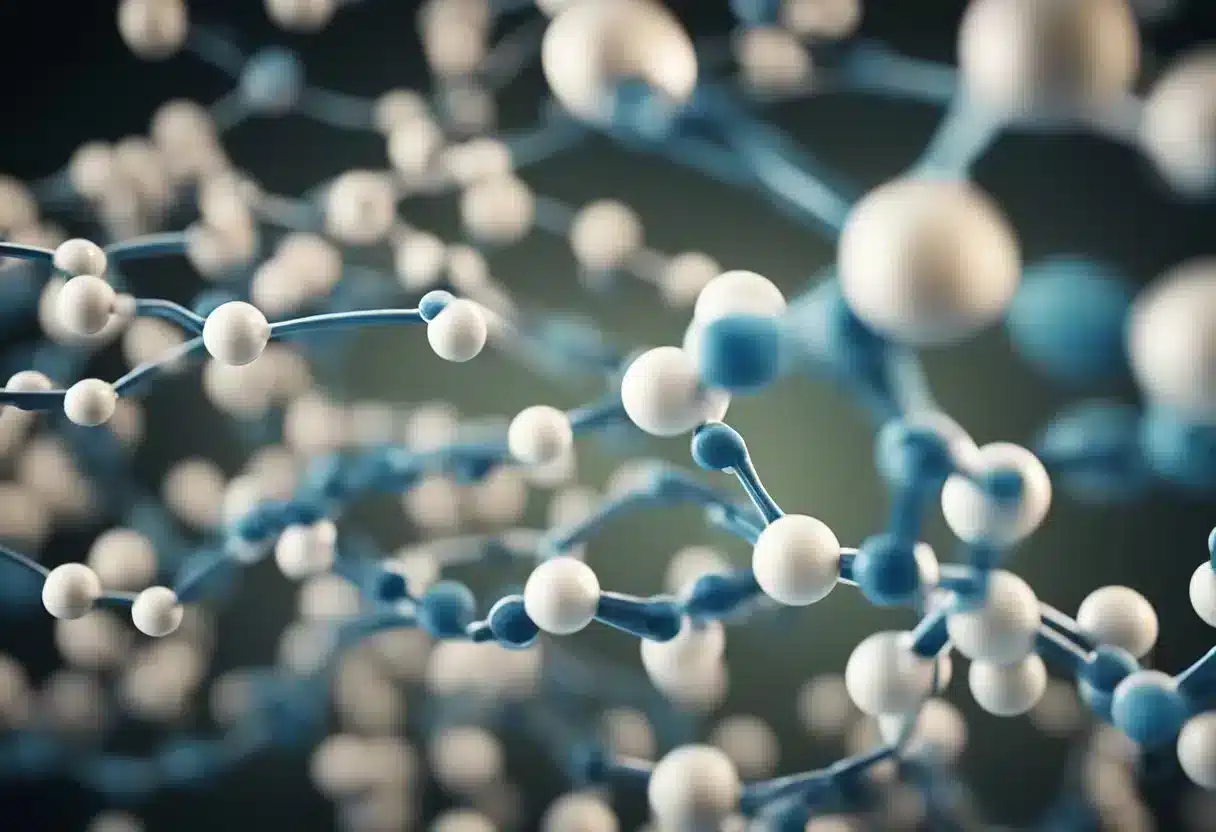 Creatine molecules entering cells, increasing ATP production, and providing energy for muscle contractions