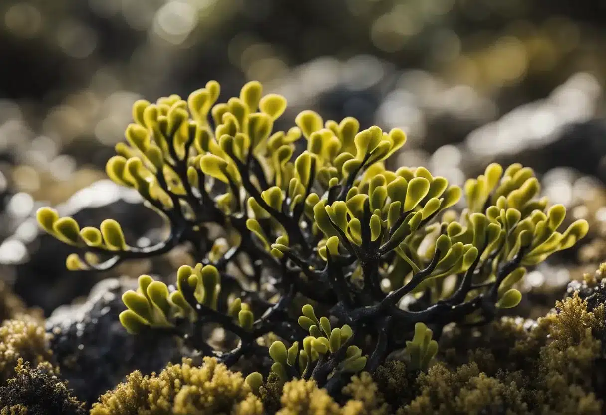 Bladderwrack being researched, with studies and benefits highlighted. No human subjects or body parts included