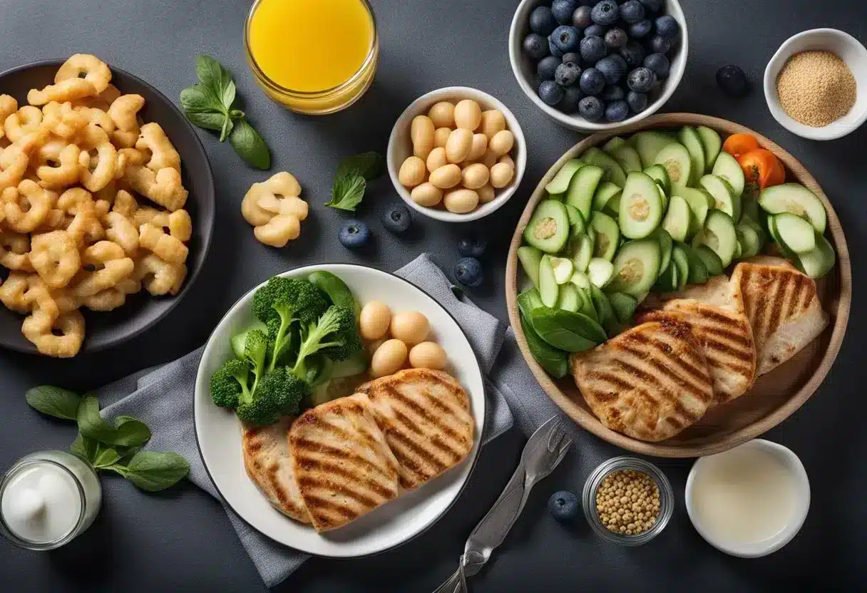 An endomorph's diet includes portion control, balanced macronutrients, and regular exercise