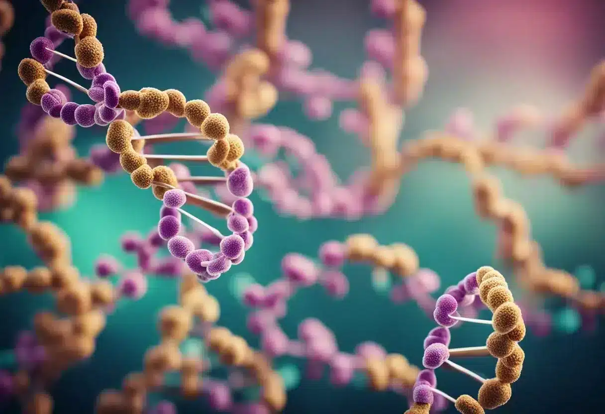 Histone methylation altering DNA structure, leading to disease