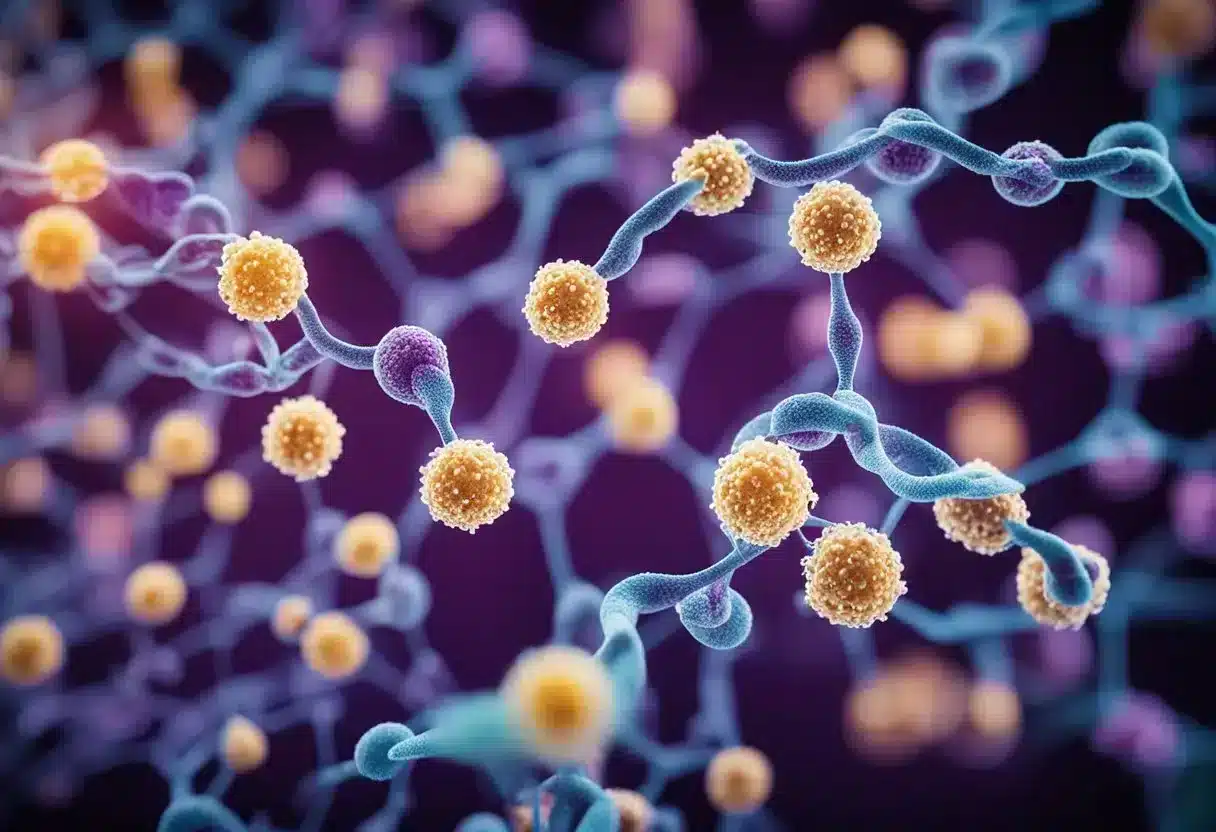 Methylation altering cancer cells' DNA. Diagnostic and prognostic impact evident. Cells undergoing change, marked by methylation patterns