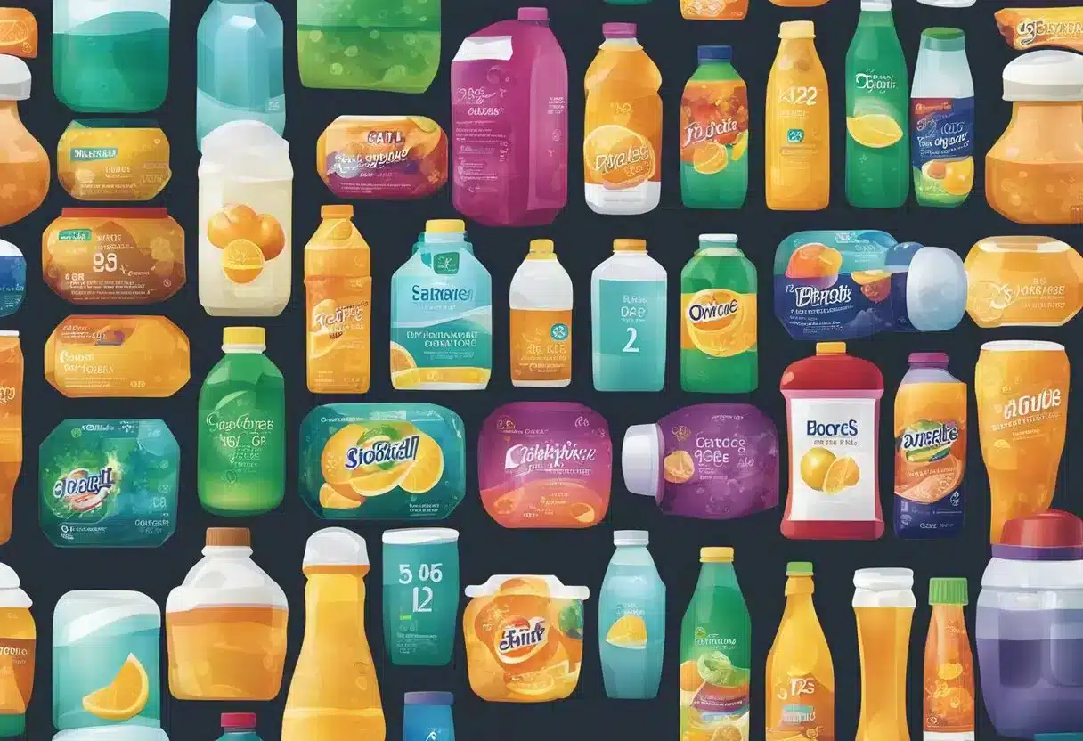 Different age groups with electrolyte drinks: children, adults, and seniors. Each group with their own recommended guidelines for safe consumption