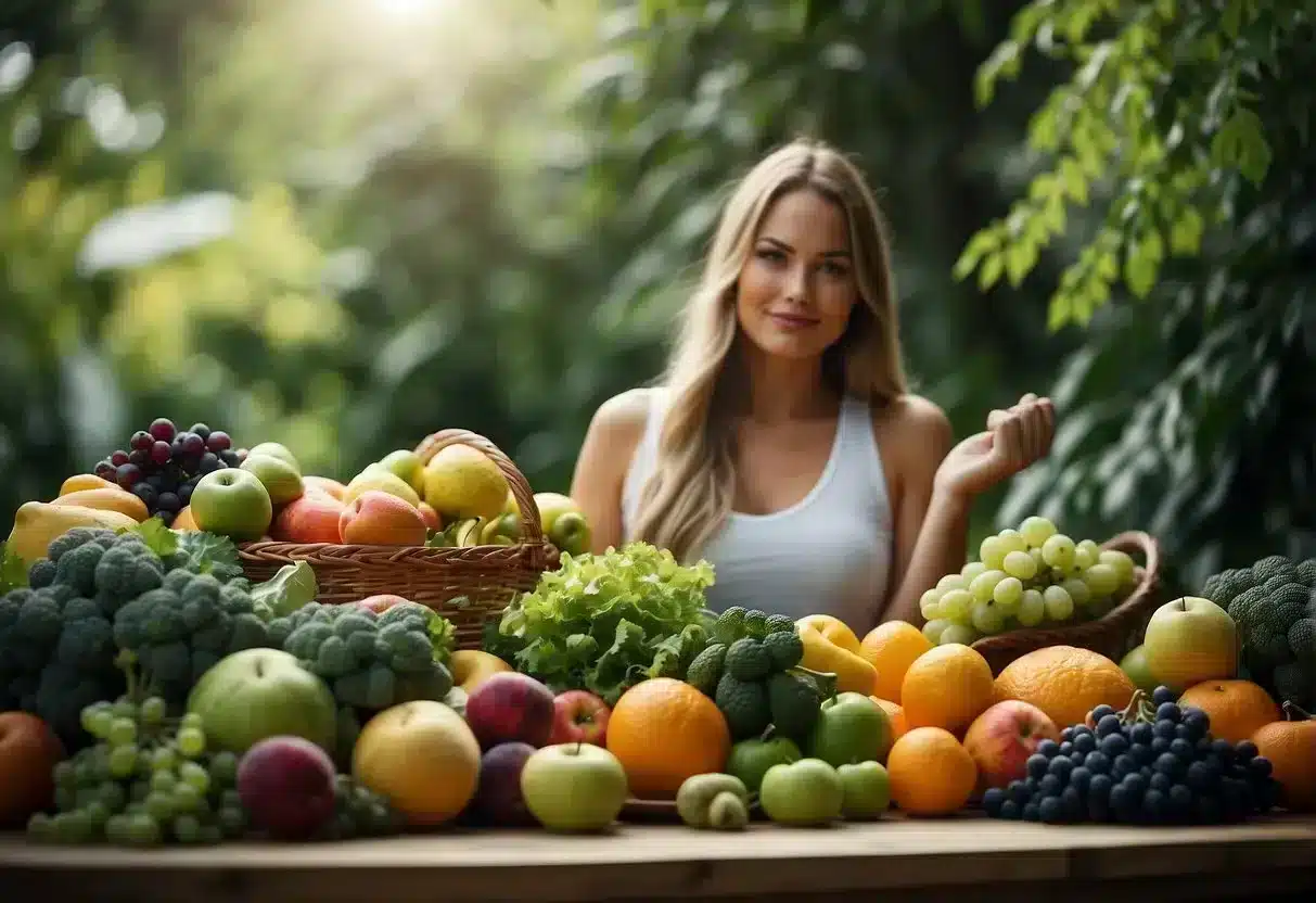 appetite suppression - Preventive Medicine Daily Lush greenery and fresh fruits and vegetables surround a person, creating a sense of natural appetite suppression for weight loss