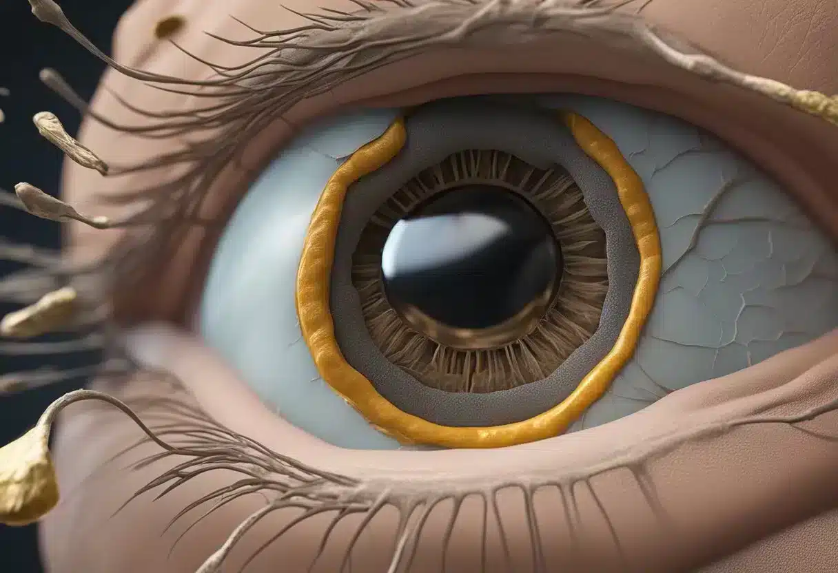 Atherosclerosis FAQ: Artery clogged with plaque, blood flow restricted, causing potential heart attack or stroke