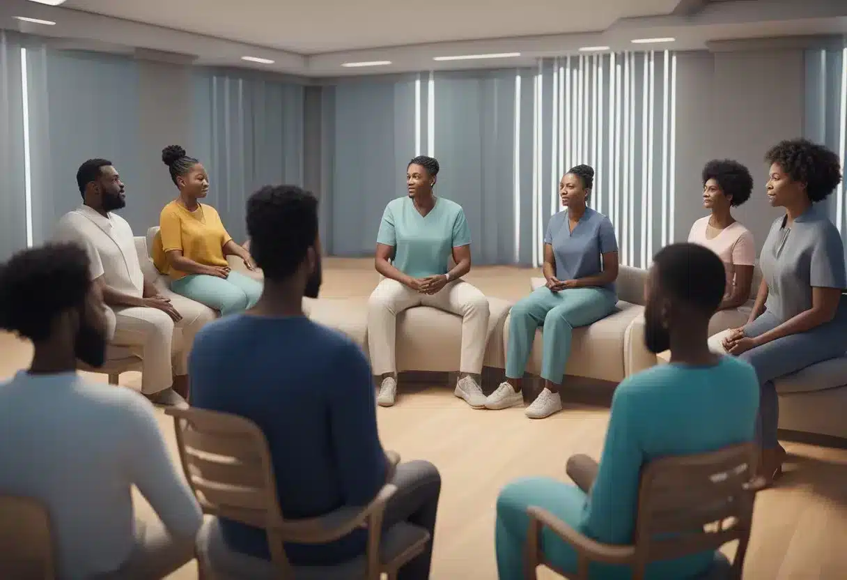 A group of diverse individuals with cardiovascular disease receiving statin therapy, with a focus on personalized care and consideration for special populations