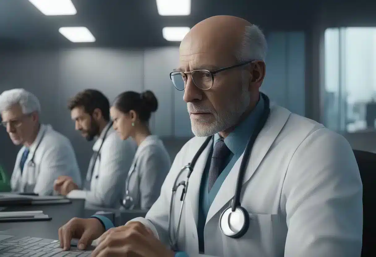 Confused doctors study degloved face injuries