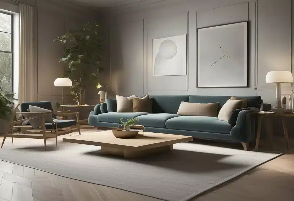 A curved object targeting a specific area, surrounded by other objects