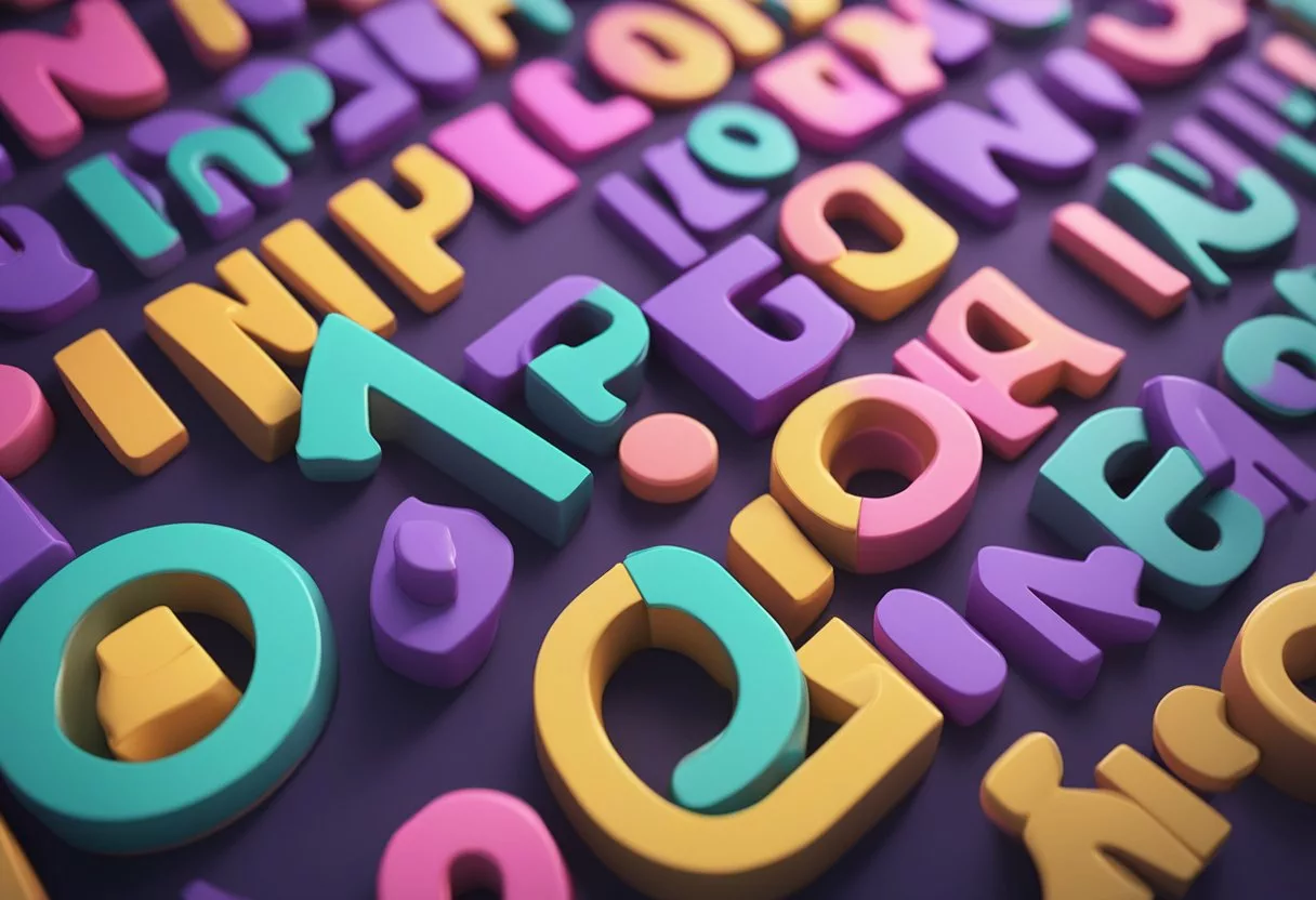 A colorful FAQ page with the words "nipple orgasm" in bold, surrounded by question marks and other related queries