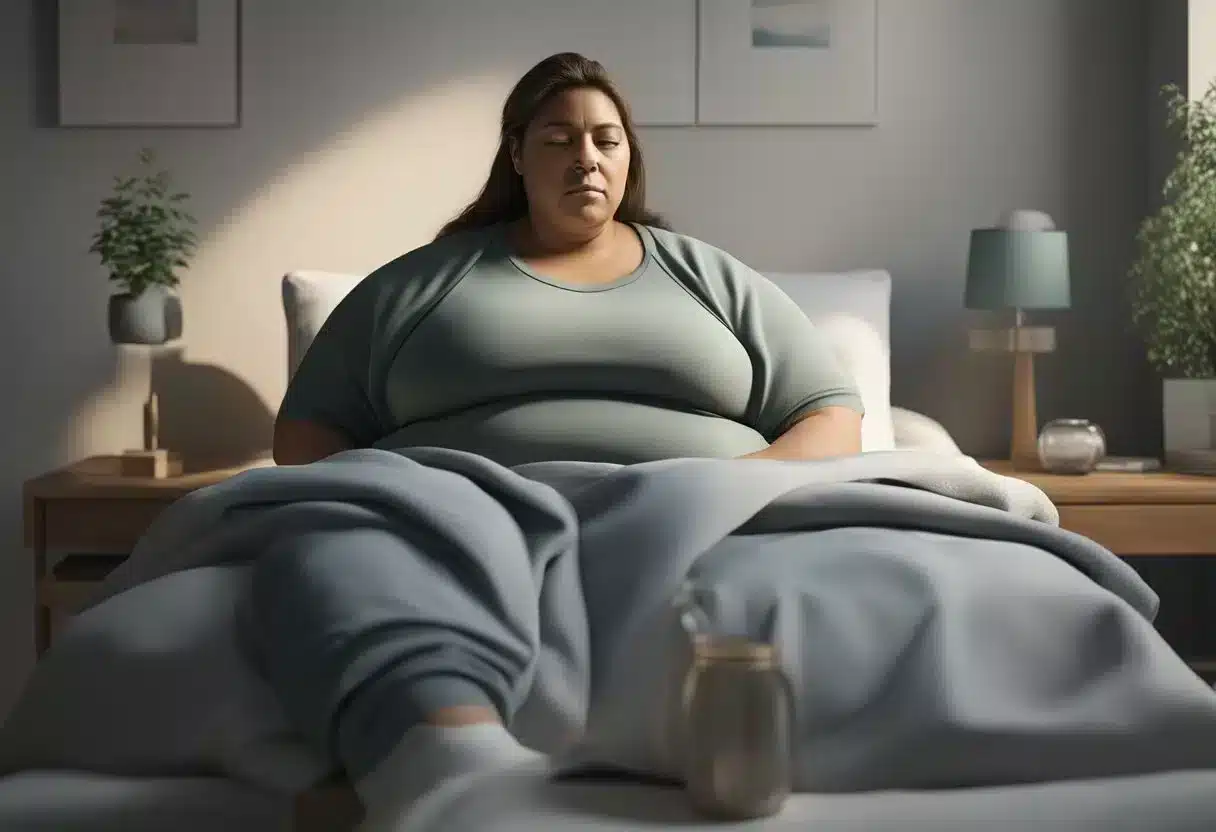 A woman with fatigue, weight gain, and high blood pressure