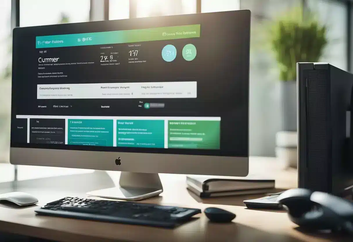 A stack of customer inquiries next to a computer screen displaying positive Liv Pure product reviews