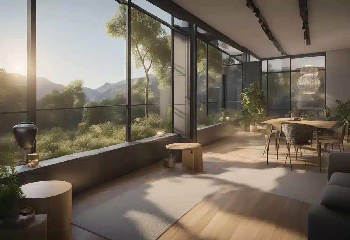 The scene shows a clear, calm mind, improved sleep, increased energy, and improved digestion after alcohol cessation