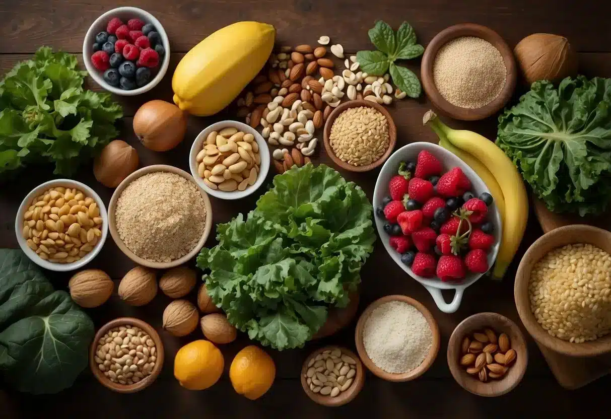 image - Preventive Medicine Daily A table with a variety of colorful and healthy foods, such as leafy greens, berries, nuts, and whole grains, arranged in an appealing and appetizing manner