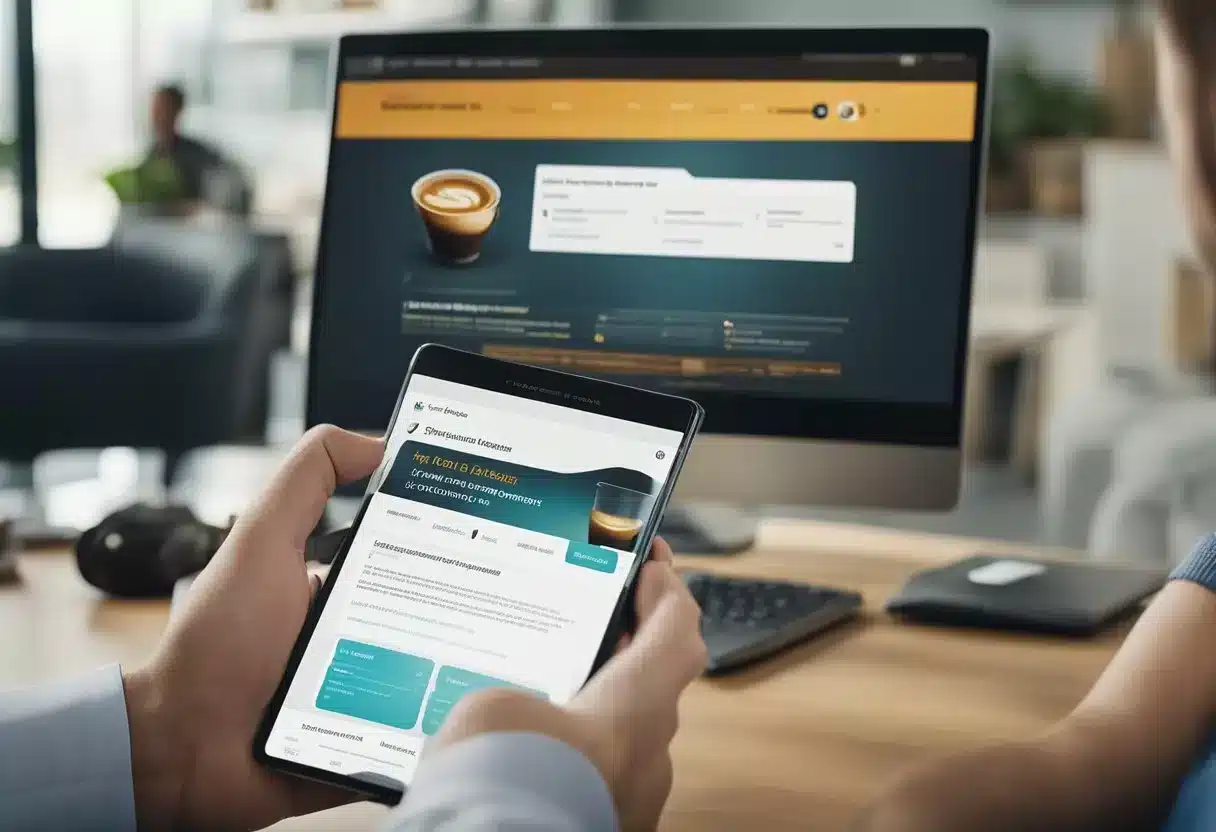Customers reviewing Java Burn product with star ratings and comments. Product details and usage instructions displayed alongside testimonials