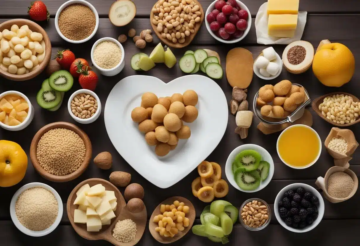 image - Preventive Medicine Daily A table with various foods categorized by their glycemic index values. A heart symbol next to low GI foods
