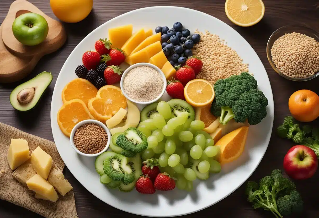 image - Preventive Medicine Daily A plate with a variety of foods, including fruits, vegetables, whole grains, and lean proteins. A heart symbol is placed next to low glycemic index items