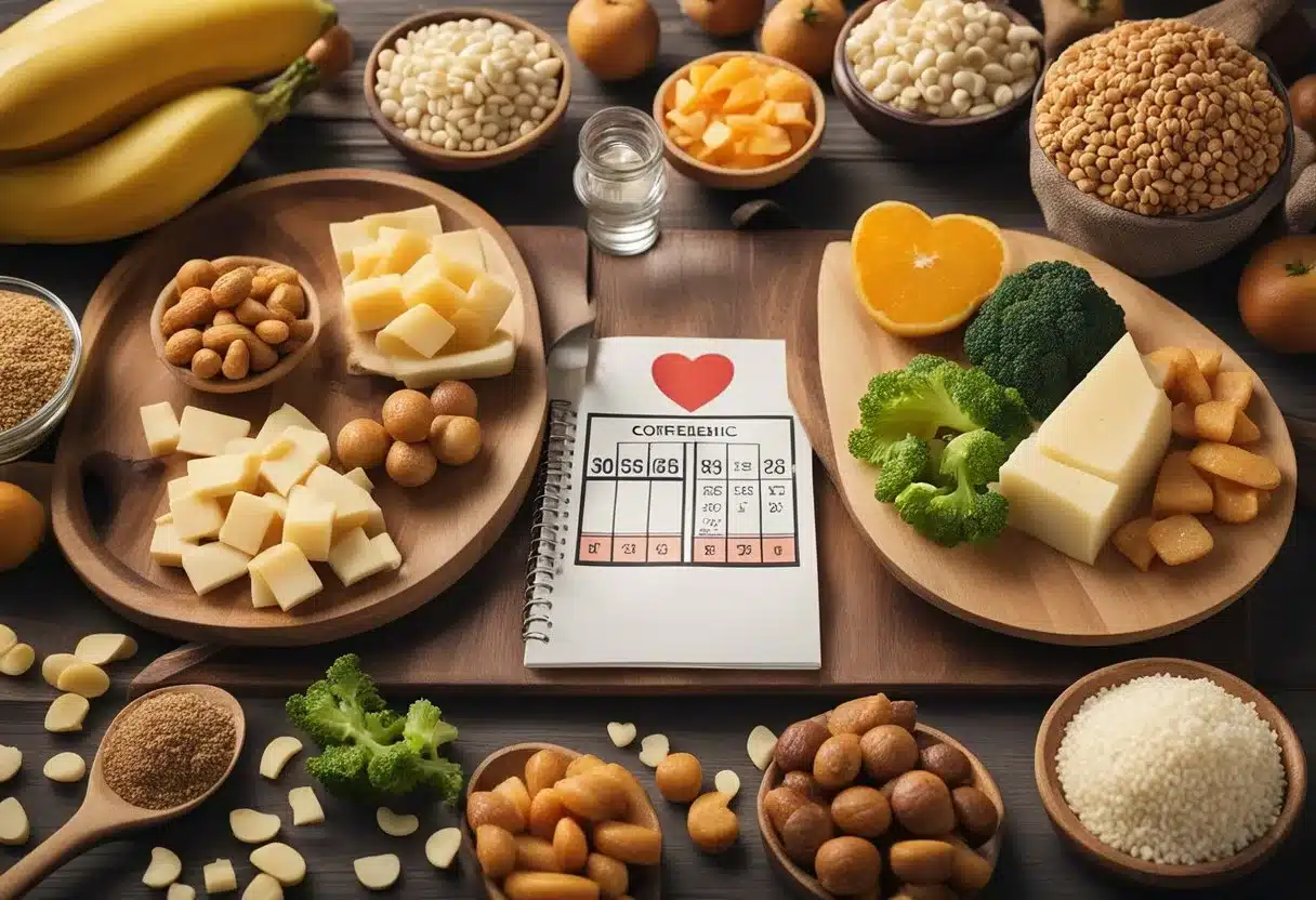 image - Preventive Medicine Daily A table with various common foods and their corresponding glycemic index values. A heart symbol is placed next to low-glycemic foods