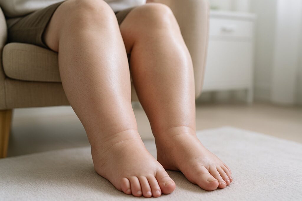 swelling legs leg edema